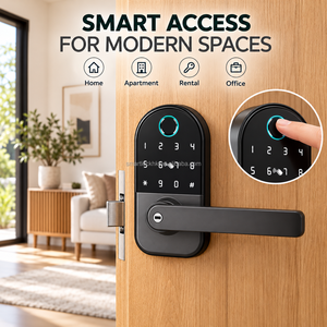 Cerradura Inteligente para Puerta con Huella Dactilar Bluetooth Sinon TTLock, Control por Aplicación, Cerradura sin Llave con Pestillo Único para Apartamentos, Alquileres y Oficinas - Product Image 2