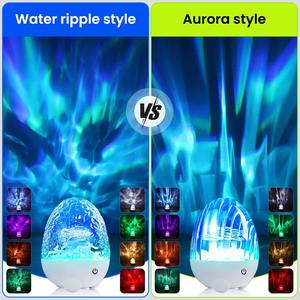 Lámpara Nocturna Dinámica con Forma de Huevo de Dinosaurio Giratorio, 13 Colores Cambiantes, Lámpara Proyector Recargable por USB con Control Táctil y Remoto para Habitación - Product Image 3