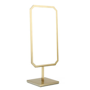 Instock Rotating Wholesale Luxury <b>Leather</b> Metal Display Black Earring Make up Packaging <b>Jewelry</b> Mirror - Product Image 6