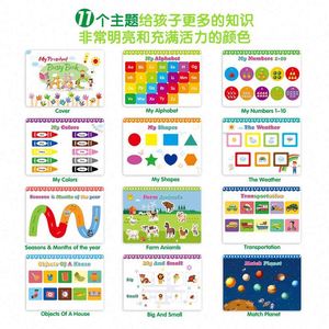 Libro de Actividades para Niños en Edad Preescolar, con Pegatinas para Pegar, Educación Temprana, Libro Silencioso - Product Image 2