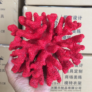 Sculture in Resina di Corallo Artificiale, Modelli di Corallo Rosso per Decorazione Visiva di Negozi - Product Image 4