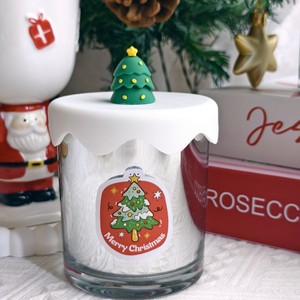 Handmade Santa Claus Scented Candle Soy Wax <b>Cup</b> Candle Christmas Atmosphere Home Decor Holiday Gift Favor - Product Image 3
