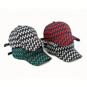 2025 New Baseball Cap for Men Women Spring Summer Outdoor <b>Sunscreen</b> Hat Checked Fashion Outdoor 6 Panels Sports Hat - Product Image 2