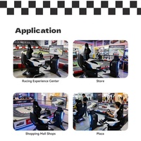 Modèles animatroniques, simulateur de course en réalité augmentée, simulateur de conduite automobile, jeu de F1, chaise à mouvement 3 DOF pour usage commercial en intérieur