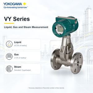 Débitmètre en acier inoxydable Yokogawa OpreX série VY OEM pour la mesure du débit d'eau et de gaz - Product Image 6