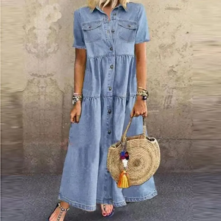 Promoción spanish, Compras online de spanish promocionales, maxi vestido de  mezclilla.alibaba.com