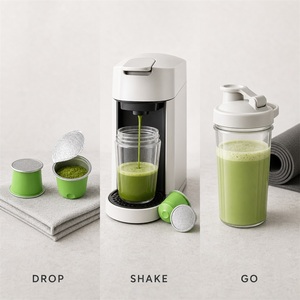 Capsules de matcha professionnelles OEM compatibles avec les machines Nespresso originales, dose individuelle, support de logo personnalisé, fourniture - Product Image 2