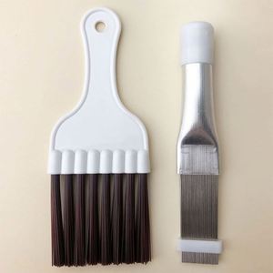 Lot de 2 peignes à ailettes de condenseur, brosse de nettoyage pour serpentin de réfrigérateur, outil de réparation, coffret cadeau - Product Image 2