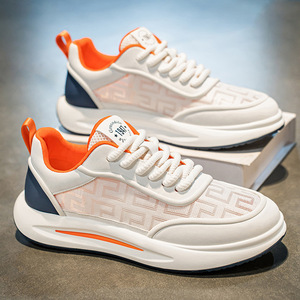 Nouvelles chaussures de sport décontractées pour hommes 2026, abordables, respirantes, extensibles, blanches, design de luxe - Product Image 3