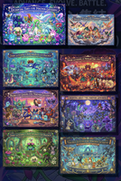 Nuevas Tarjetas Coleccionables Temáticas de Fantasía de YS Dream, Tableros de Exhibición de Arte, Tarjetas de Juego del Festival Terastal, Tarjetas de Alta Definición Scarlet Violet
