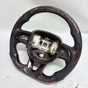 <span class=keywords><strong>Volant</strong></span> en fibre de carbone pour Dodge Charger Challenger Hellcat Charger Challenger SRT RT Napa <span class=keywords><strong>Volant</strong></span> en cuir - Product Image 1