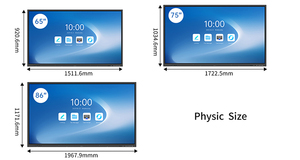 Nhà Máy Giá 110 86 75 65 inch đa màn hình cảm ứng tất cả trong một TV bảng thông minh phẳng bảng tương tác để bán - Product Image 5