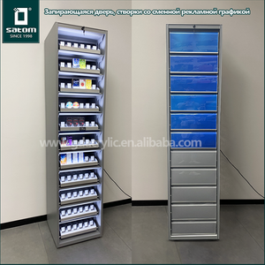 Custodia personalizzata in plastica ABS espositore per sigarette con smorzamento silenzioso e alette sincronizzate per negozio di fumo - Product Image 3