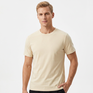 Camiseta de Algodón Orgánico, Fabricante OEM, Camiseta Deportiva Lisa Estampada, Venta al Por Mayor, Exportación a India - Product Image 1