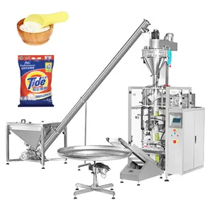 Máquina de embalagem automática vertical de farinha, 200g, 500g, 1000g, 2000g, 5000g, detergente em pó, máquina de enchimento, 1100g