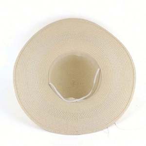 Nouveau chapeau de soleil en papier à large bord pour femme, idéal pour la pêche en plein air, les vacances, les voyages et la plage - Product Image 6