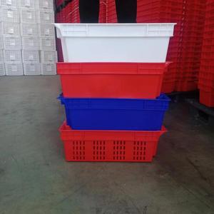 Bacs de rangement en plastique rectangulaires blancs, rouges, bleus, verts, écologiques, pour aliments, type boîte de manutention, modèle BYSE004 - Product Image 2