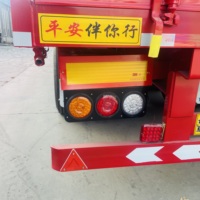 Semi-remorque fermée en acier JINFENG de haute qualité, 40 pieds, 53 pieds, 20-80 tonnes, 3/4 essieux, avec train de roulement robuste, nouvelle remorque porteuse