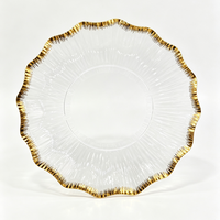 Assiettes en plastique de haute qualité de 10 pouces, assiettes en plastique transparentes pour les fêtes, les anniversaires, les mariages, les pique-niques, vaisselle de table