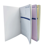 Livre de factures autocopiantes Livre de factures personnalisé Formulaire en double 145x210mm Commande de vente A5 Facture de réception de commande en double