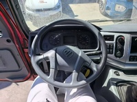 Camion tracteur d'occasion rouge 6x4 360HP FAST 12 vitesses manuel toit haut FOTON Auman ETX 2017 remis à neuf officiellement garantie 6 mois