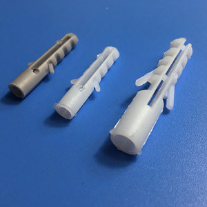 Wall Plug Factory Directly Selling PE Fish-shaped Plastic Wall Plug Plastic Concrete Anchors 8*40mm