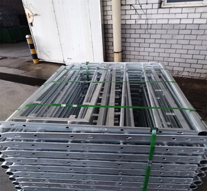 Rampe de balcon <span class=keywords><strong>en</strong></span> acier galvanisé carré avec profilé <span class=keywords><strong>en</strong></span> aluminium, clôture de balcon, rampe de balcon - Product Image 5