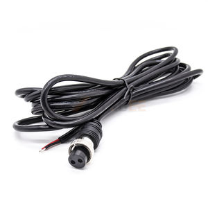 Connecteur aviation GX12 femelle surmoulé <span class=keywords><strong>2</strong></span> 3 4 5 6 <span class=keywords><strong>7</strong></span> broches, prise vers câble ouvert, étanche pour caméra de recul de voiture - Product Image 2