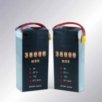 Заводская Настройка, полутвердый литиевый аккумулятор 6S/12S/14S 38000mAh 38ah Uav для самолета Vtol Uav