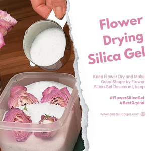 Meilleur Gel de Silice en Poudre pour Séchage de Fleurs Séchées 1000g, Absorbeur d'Humidité Premium, Longue Durée, Naturel, Sûr, Conservation, SiO2 Pureté 100% - Product Image 5