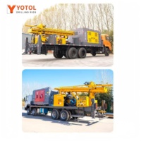 YOTOL Foreuse rotative portable pour puits d'eau, montée sur camion, alimentée au diesel, 85-129KW, avec une profondeur maximale de 600M
