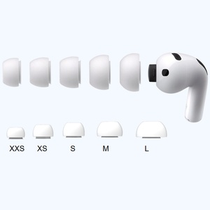 10 Embouts d'écouteurs de remplacement en silicone L M <span class=keywords><strong>S</strong></span> XS XXS pour AirPods Pro <span class=keywords><strong>3</strong></span>, accessoires pour embouts d'écouteurs Apple AirPods Pro3 - Product Image 1