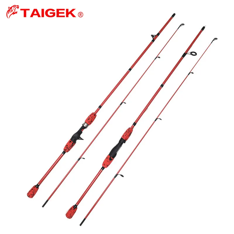 TAIGEK Factory Direct Supply Peche Fishing Rods Carbon Fiber Olta Pesca Wholesale Fishing Spin Casting Rod