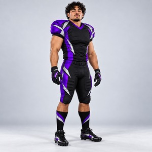 Uniforme de football américain 2026 à faible MOQ, respirant, anti-UV, écologique, disponible à un prix raisonnable - Product Image 4