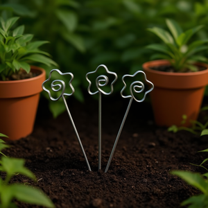 Portacarte a forma di stella ILAN 100mm 3 pezzi per decorazioni da giardino e piante - Product Image 2