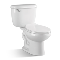 WC en céramique deux pièces à prix abordable, avec siphon en S, pour salle de bain, de Chaozhou