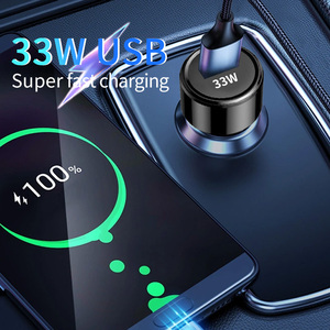 <span class=keywords><strong>Chargeur</strong></span> de voiture USB 33W charge super rapide pour Huawei iPhone Oppo - Product Image 4
