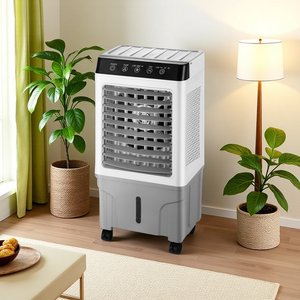 Refroidisseur d'air solaire Moteur CA/CC <span class=keywords><strong>Petit</strong></span> refroidisseur d'air portable Réservoir d'eau rechargeable <span class=keywords><strong>de</strong></span> 20L avec télécommande Refroidisseur d'air pour la maison - Product Image 6