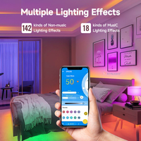 Contrôleur de gradation musical SP621E de haute qualité pour Mini LED RGB, adressable WS2811 WS2812B WS2813, 1 canal, contrôle par application