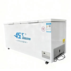 Congelador horizontal con tapa de vidrio MUXUE para congelador de helados con puerta de vidrio curvada para supermercado - Product Image 2