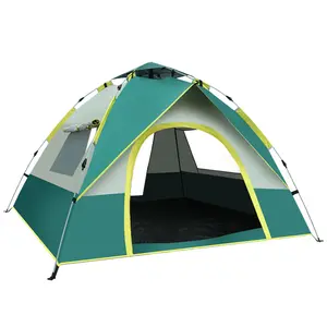 Tragbares automatisches schnellöffnendes wasserdichtes Sonnenschutz-Zelt für draußen für 3-4 Personen Camping Strandzelt