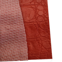 Conception populaire imperméable PVC cuir Rexine tissu gaufré synthétique/Faux cuir pour meubles de voiture dames messieurs tricoté