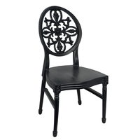 Chaise en plastique moderne empilable, imperméable, durable, stable, pour mariages en plein air, banquets, restaurants, salon