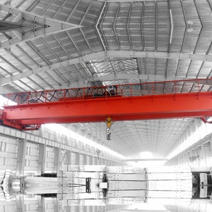 מנוף גשר תעשייתי חשמלי דו-קורה נייד לטיפול בסלילי פלדה כבדים - Product Image 5