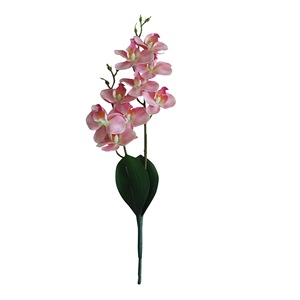 Fleur artificielle CallaFloral Phalaenopsis Orchidée, branche unique, rose clair, décoration intérieure, décoration de la maison - Product Image 5