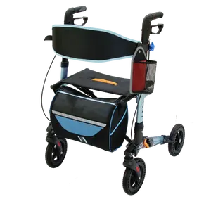 Ousite Knee Scooter Rollator Folding Walker