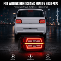 Feu arrière LED NAFU Factory Wholesale LX06 pour Wuling Mini EV 2020-2022, fumé, haute luminosité, feu de recul, pas de décodeur nécessaire