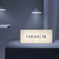 Boîte à lumière LED en acrylique murale, lettres personnalisées, panneau d'affichage, double face, petite enseigne, usage commercial, IP65 avec CE Rohs