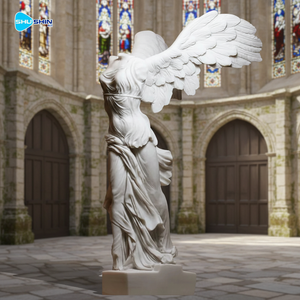 Statue de <span class=keywords><strong>la</strong></span> déesse grecque <span class=keywords><strong>Samothrace</strong></span> en marbre, statue de <span class=keywords><strong>la</strong></span> <span class=keywords><strong>Victoire</strong></span> ailée, sculptée à <span class=keywords><strong>la</strong></span> main, pour les parcs et les jardins extérieurs - Product Image 5