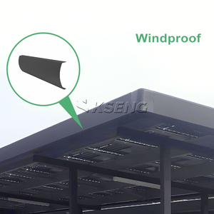 Fácil de instalar Atacado Solar Alumínio <span class=keywords><strong>Carport</strong></span> Montagem Sistema Car Parking Rack Estrutura - Product Image 4